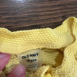Old Navy Sunny Yellow Baby Sweater